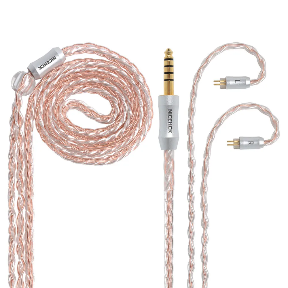 NICEHCK TYB1 Посеребренный и медный гибридный проводник высокой чистоты Кабель для обновления IEM MMCX Сменный провод для наушников
NICEHCK TYB1 Посеребренный и медный гибридный проводник высокой чистоты Кабель для обновления IEM MMCX Сменный провод для наушников