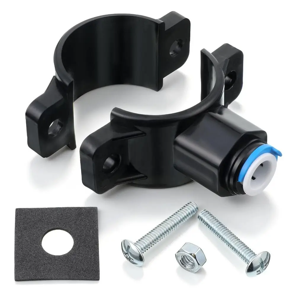 Quick Connect Drain Saddle Valve Saddle Clamp Leak Proof Water Filters Valve Clamp Adjustable Hose Pipe Adapter Water Filtration
Quick Connect Drain Saddle Valve Saddle Clamp Leak Proof Water Filters Valve Clamp Adjustable Hose Pipe Adapter Water Filtration