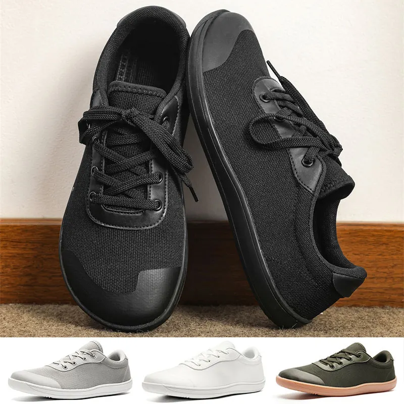 Men's Barefoot Shoes Wide Toe Box Zero Drop Outdoor Trail Running Shoes Women Men Sneakers for Fitness Walking Mesh Size 37-48
Men's Barefoot Shoes Wide Toe Box Zero Drop Outdoor Trail Running Shoes Women Men Sneakers for Fitness Walking Mesh Size 37-48