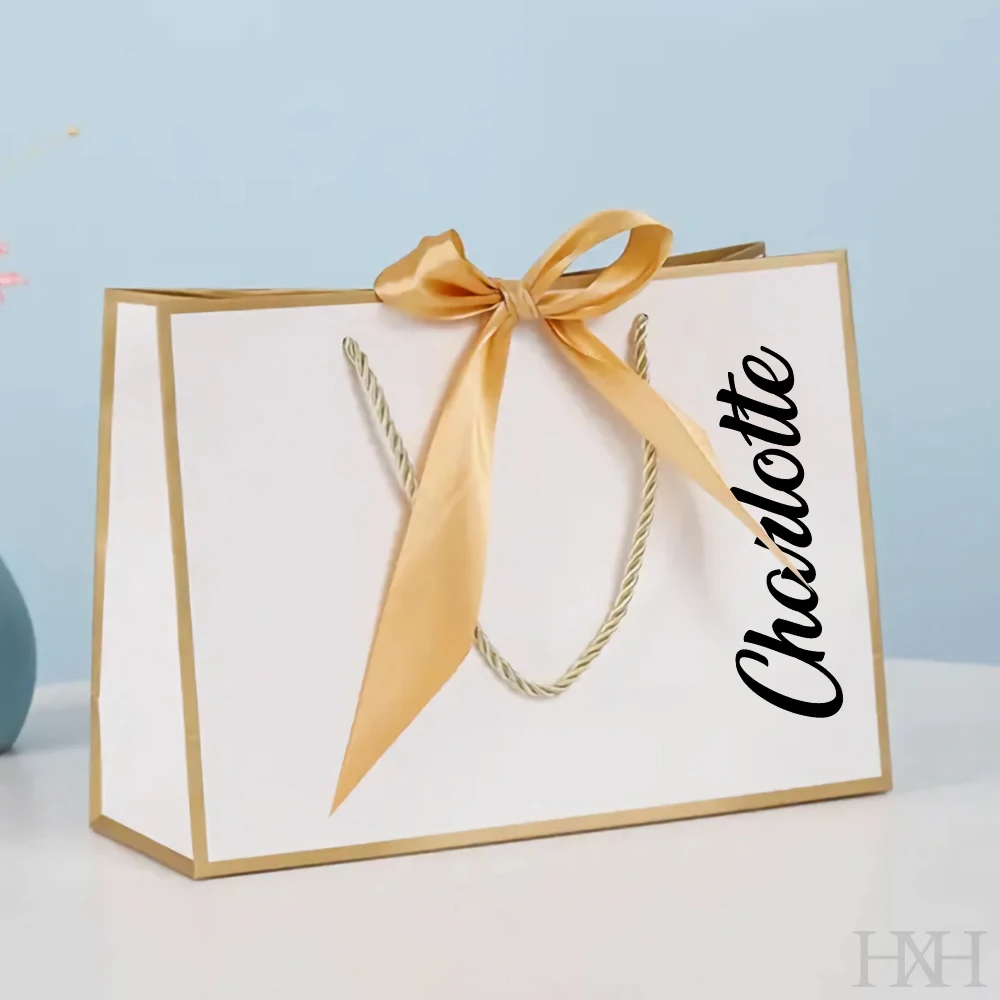 Personalized Wedding Gift Bag Wedding Welcome Bag Big Paper Tote Bag with Silk Bow, Bridesmaid Gift Bags
Personalized Wedding Gift Bag Wedding Welcome Bag Big Paper Tote Bag with Silk Bow, Bridesmaid Gift Bags