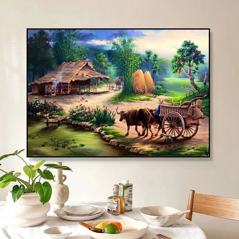 Rural Life 5D Diamond Painting DIY Full Diamond Embroidery Restaurant Office Bedroom Home Decor Art Diamond Cross Stitch Kits
Rural Life 5D Diamond Painting DIY Full Diamond Embroidery Restaurant Office Bedroom Home Decor Art Diamond Cross Stitch Kits