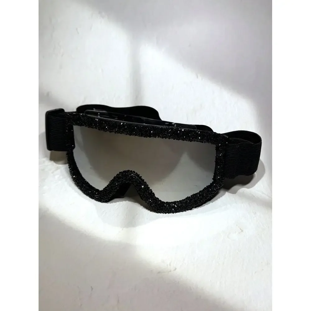 1pc Oversized Womens Full Coverage Fashion Decorative Soft Rubber Ski Goggles With Coated Reflective Lens, Adjustable Elastic S
1pc Oversized Womens Full Coverage Fashion Decorative Soft Rubber Ski Goggles With Coated Reflective Lens, Adjustable Elastic S