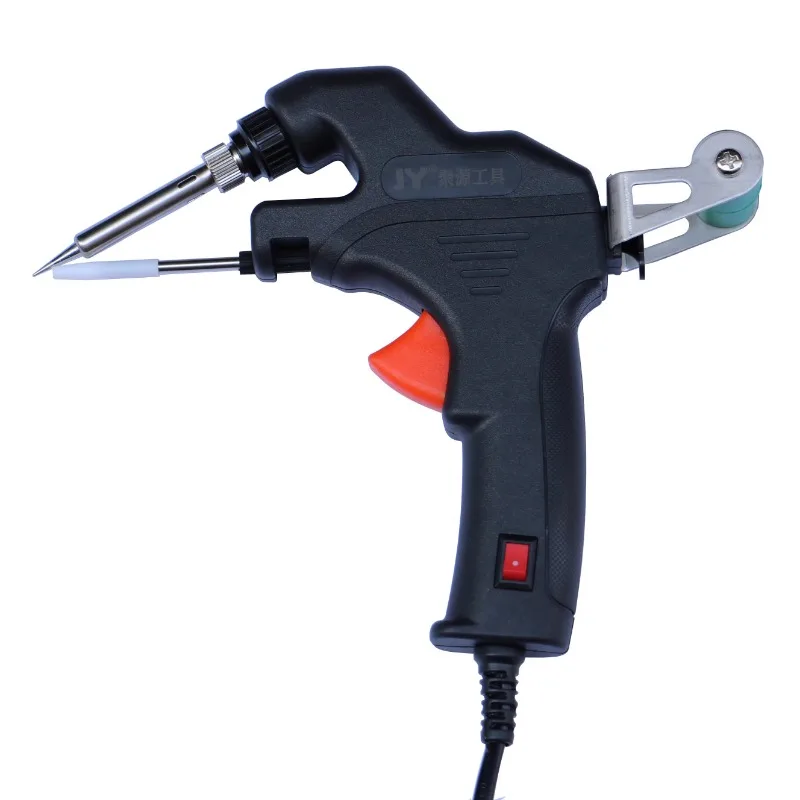 Manual soldering gun type automatic tin feeding soldering machine constant temperature electric soldering iron set welding tool
Manual soldering gun type automatic tin feeding soldering machine constant temperature electric soldering iron set welding tool