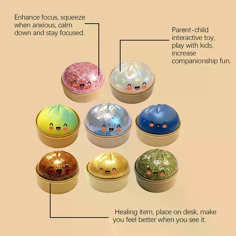 Soft Steamed Buns Pinch Simulation Steamed Bread Desktop Decompression Ornaments Office Relaxation And Pressure Relief Pinch
Soft Steamed Buns Pinch Simulation Steamed Bread Desktop Decompression Ornaments Office Relaxation And Pressure Relief Pinch