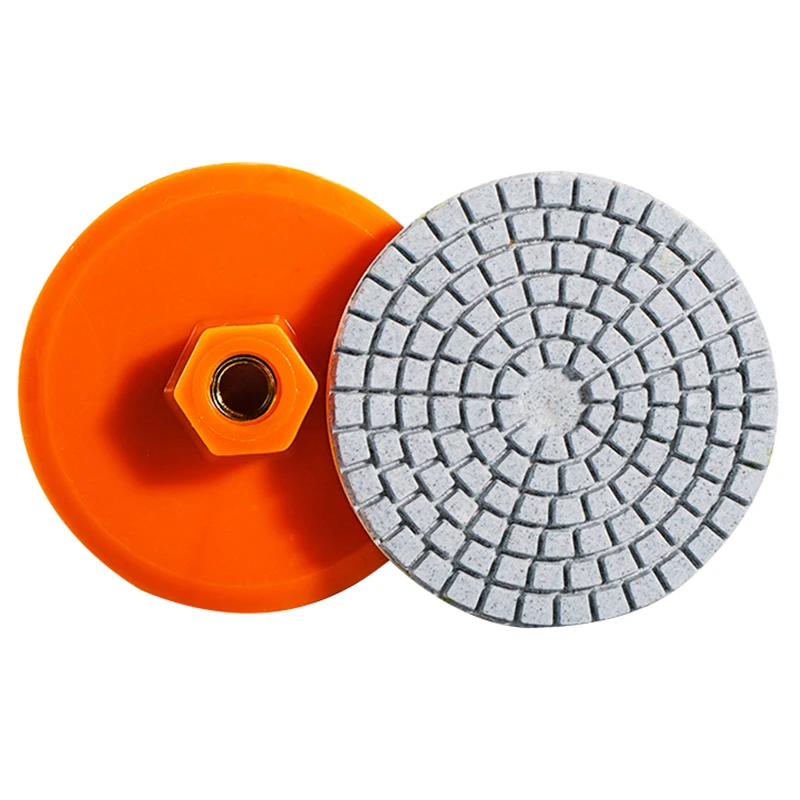 4 Inch 100mm Diamond Integrated Wet/Dry Polishing Pad 50#-3000# Grit For Grinding Quartz Stone Marble Granite Concrete Floor
4 Inch 100mm Diamond Integrated Wet/Dry Polishing Pad 50#-3000# Grit For Grinding Quartz Stone Marble Granite Concrete Floor