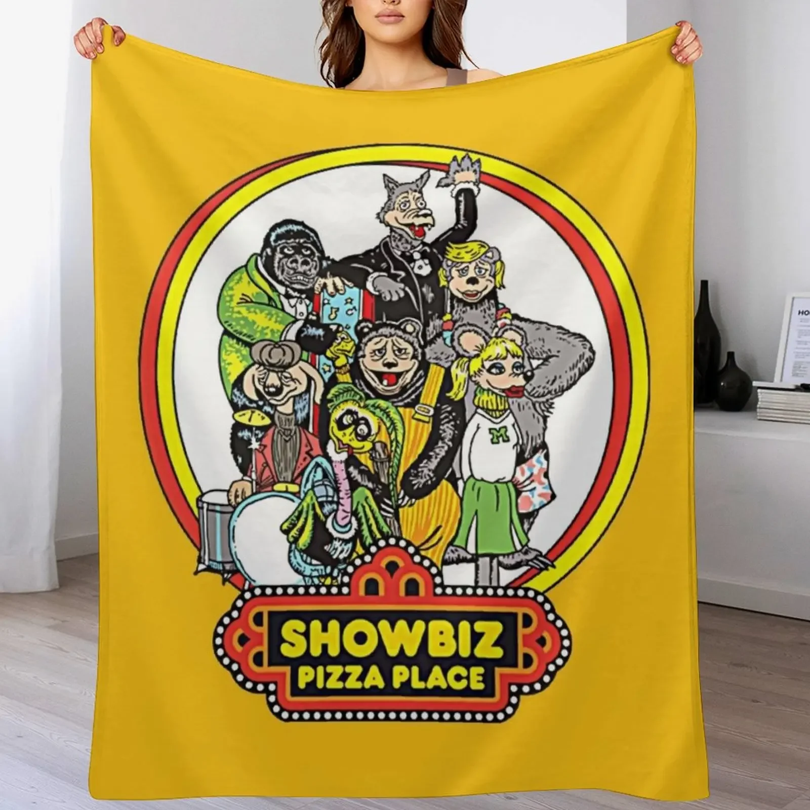 Showbiz Pizza Throw Blanket Hair Beach Moving funny gift Blankets
Showbiz Pizza Throw Blanket Hair Beach Moving funny gift Blankets
