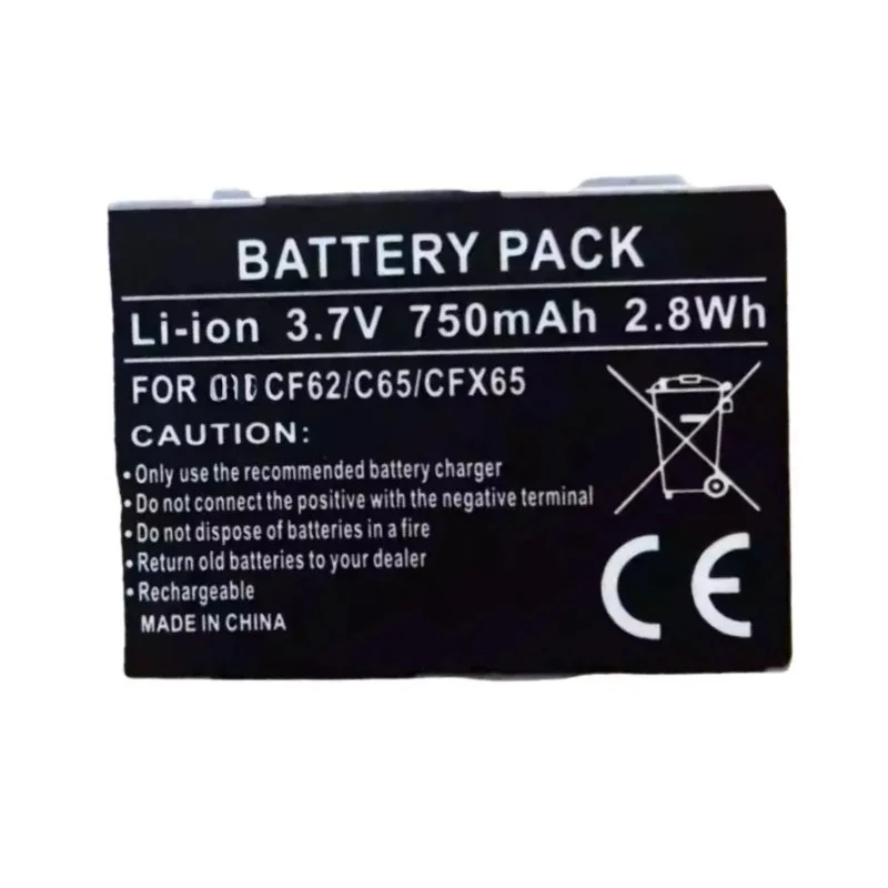 3.7V 750mAh Replacement Battery for CF62/C65/CFX65 3568 3608 S46 P35 S47-
3.7V 750mAh Replacement Battery for CF62/C65/CFX65 3568 3608 S46 P35 S47-
