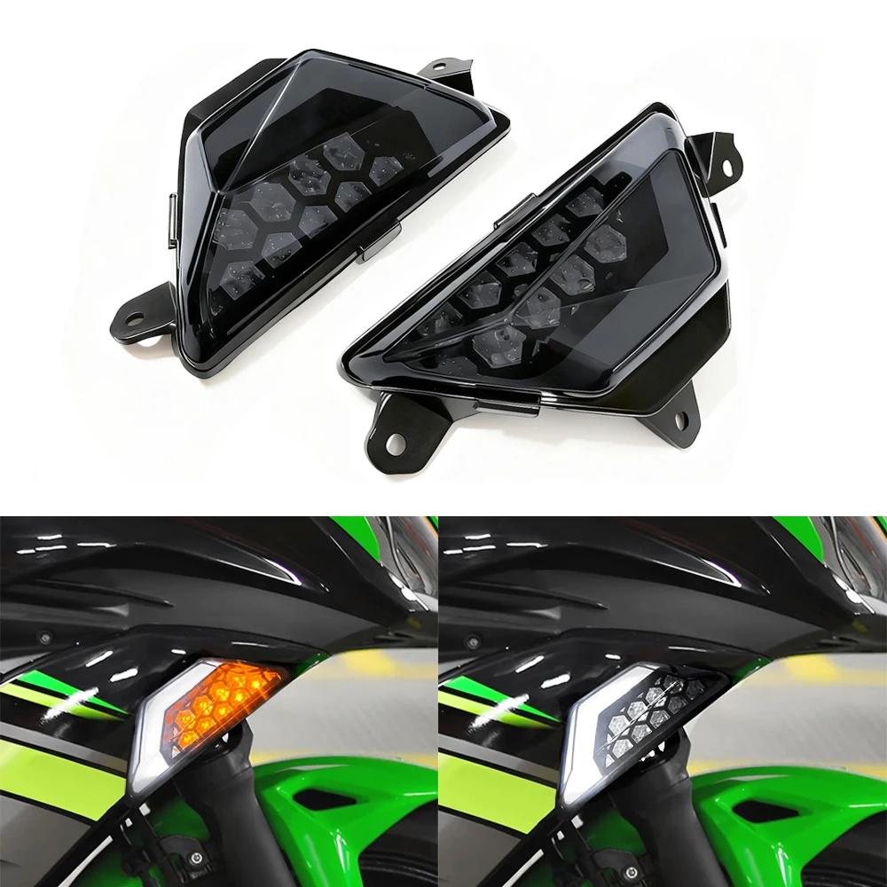 Motorcycle Flashing Indicator Light For Kawasaki ZX-6 ZX-6R 300 400 650 1000 New Front Turn Signals Light Turning Lamp
Motorcycle Flashing Indicator Light For Kawasaki ZX-6 ZX-6R 300 400 650 1000 New Front Turn Signals Light Turning Lamp