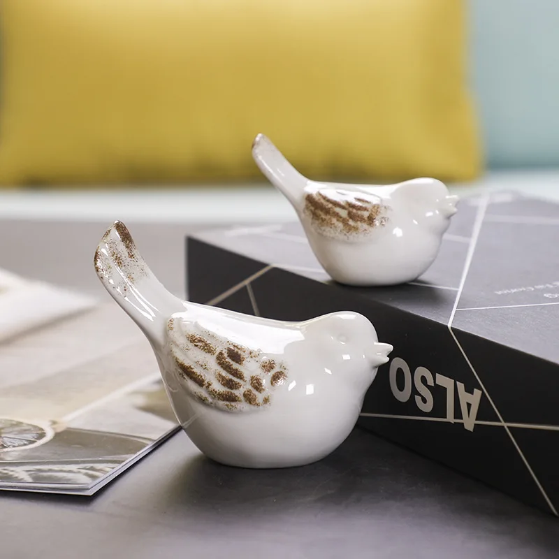Creative Nordic Animal Figurines Farmhouse Ornaments Craft Gift Fairy Garden Ceramic White Birds Figurines Miniature
Creative Nordic Animal Figurines Farmhouse Ornaments Craft Gift Fairy Garden Ceramic White Birds Figurines Miniature