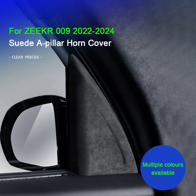 For Zeekr 009 2022 2023 2024 Super Suede A-pillar Triangular Speaker Horn Cover Audio protective cover Car Interior Accessories
For Zeekr 009 2022 2023 2024 Super Suede A-pillar Triangular Speaker Horn Cover Audio protective cover Car Interior Accessories