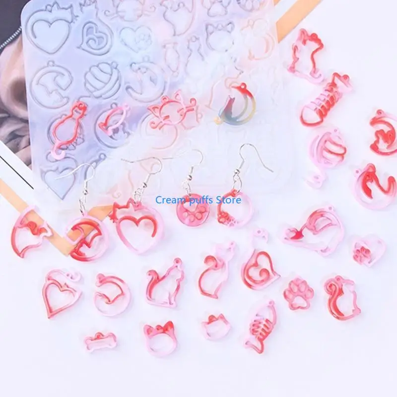 50L Crafting Moon Cats Seart Jewelry Resin 
50L Crafting Moon Cats Seart Jewelry Resin