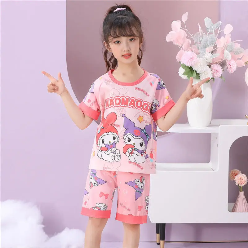 Cinnamoroll Hello Kitty Anime Kawaii Sanrio Ins Fashion Short Sleeve Shirt Pants Cute Kuromi Pajamas Homewear Clothes Set Gifts
Cinnamoroll Hello Kitty Anime Kawaii Sanrio Ins Fashion Short Sleeve Shirt Pants Cute Kuromi Pajamas Homewear Clothes Set Gifts