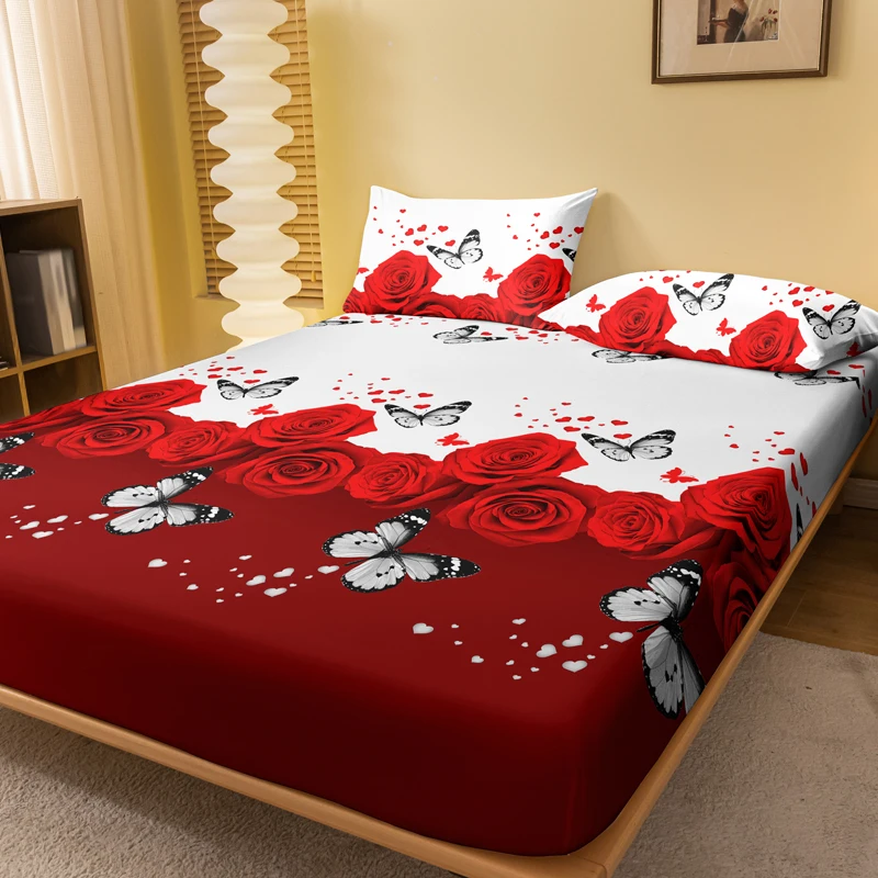 1 Piece of Floral and Butterfly Sing Pattern Frosted Bedsheet, Bedroom Printed Bedspread, Bedding (Excluding Pillowcases)
1 Piece of Floral and Butterfly Sing Pattern Frosted Bedsheet, Bedroom Printed Bedspread, Bedding (Excluding Pillowcases)