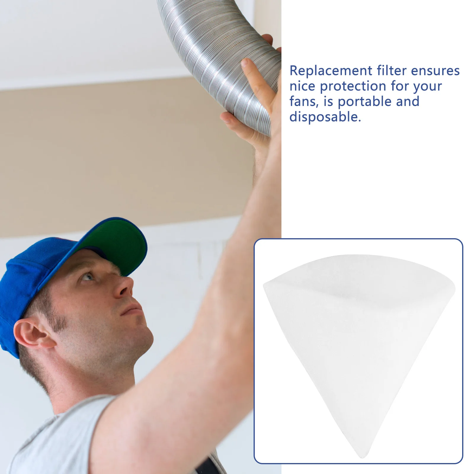 10Pcs Exhaust Valve Filter Conical Cotton Cloth for Bathroom Ventilation Replacement Dryer Lint Filter Sticky Adhesive
10Pcs Exhaust Valve Filter Conical Cotton Cloth for Bathroom Ventilation Replacement Dryer Lint Filter Sticky Adhesive