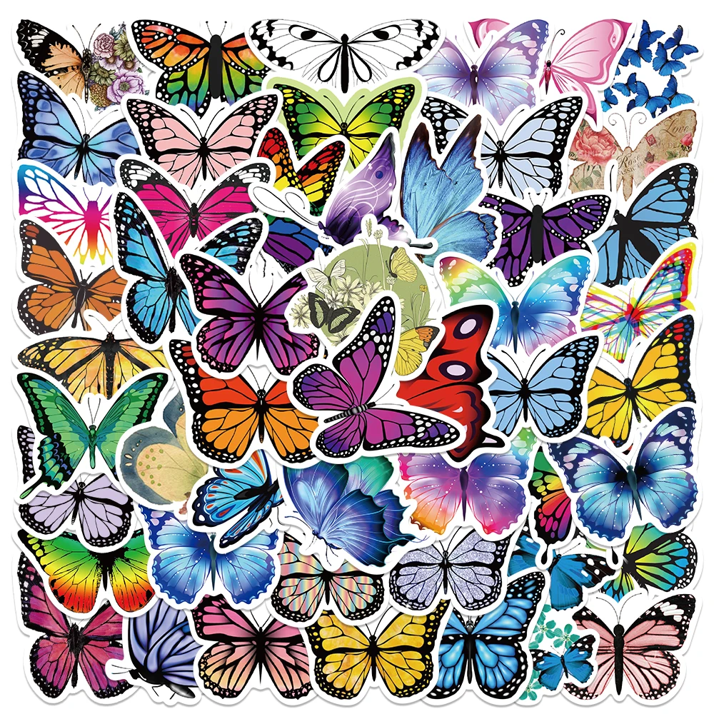 50pcs Cute Graffiti Butterfly Stickers Decals For Phone Laptop Skateboard Suitcase Scrapbook Aesthetic Waterproof Stickers
50pcs Cute Graffiti Butterfly Stickers Decals For Phone Laptop Skateboard Suitcase Scrapbook Aesthetic Waterproof Stickers