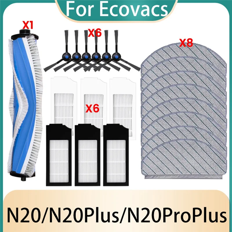 Classy-Accessories Kit For Ecovacs Deebot N20pro Plus/N20plus/N20 Vacuum Spare Parts Roller Brush Side Brush Filter Mop Cloths
Classy-Accessories Kit For Ecovacs Deebot N20pro Plus/N20plus/N20 Vacuum Spare Parts Roller Brush Side Brush Filter Mop Cloths