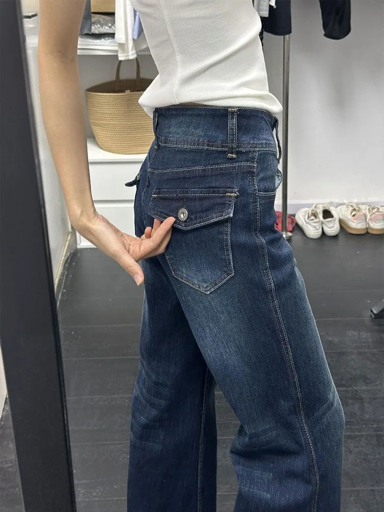 Women's Blue Casual Denim Cargo Baggy 90S Y2K American High Street Harajuku Aesthetic 2000S Style Jeans Long Trousers 2026 New
Women's Blue Casual Denim Cargo Baggy 90S Y2K American High Street Harajuku Aesthetic 2000S Style Jeans Long Trousers 2026 New