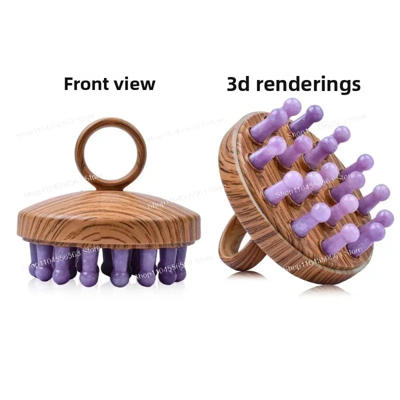1Pc Colorful Jade Wood Grain Massage Comb, Scalp Relax Meridian Dredging Fatigue Relief Exquisite Small Comb
1Pc Colorful Jade Wood Grain Massage Comb, Scalp Relax Meridian Dredging Fatigue Relief Exquisite Small Comb