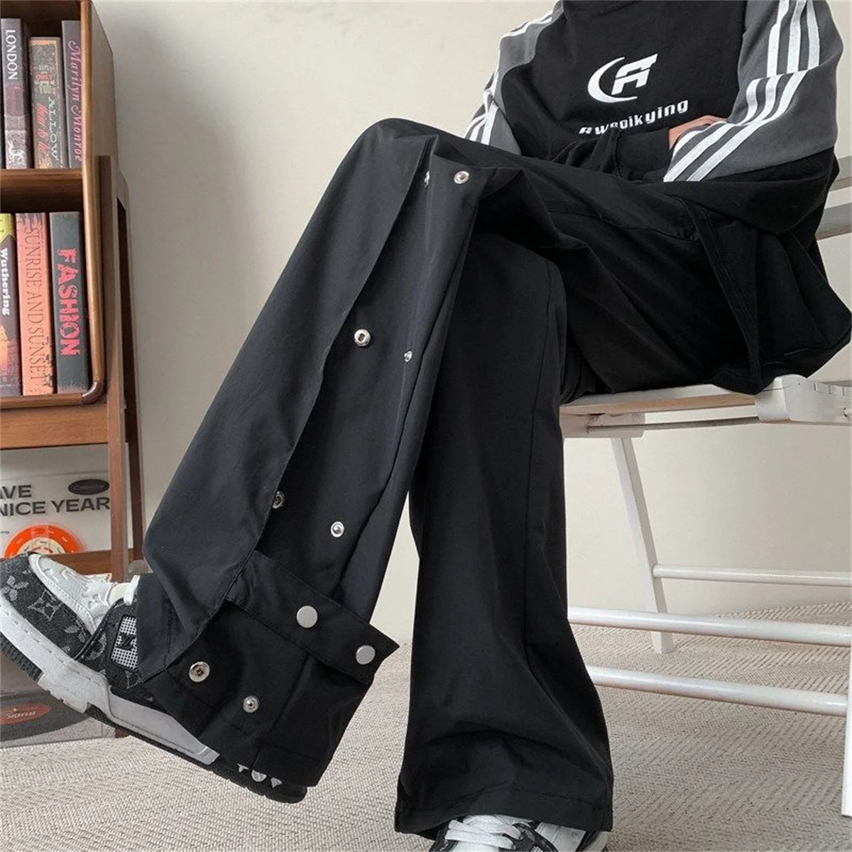 2025 New Men's Plus Size Summer Buckle Buckle Work Pants Solid Color Fashion Loose And Versatile Straight Leg Casual Pants
2025 New Men's Plus Size Summer Buckle Buckle Work Pants Solid Color Fashion Loose And Versatile Straight Leg Casual Pants