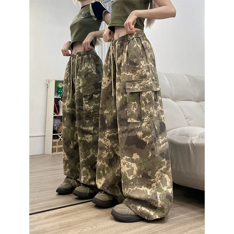 Loose Straight Leg Pants Men's Women's 300 Pounds Trendy Hip Hop Street Dance Pants American Retro Camouflage Workwear Spring
Loose Straight Leg Pants Men's Women's 300 Pounds Trendy Hip Hop Street Dance Pants American Retro Camouflage Workwear Spring