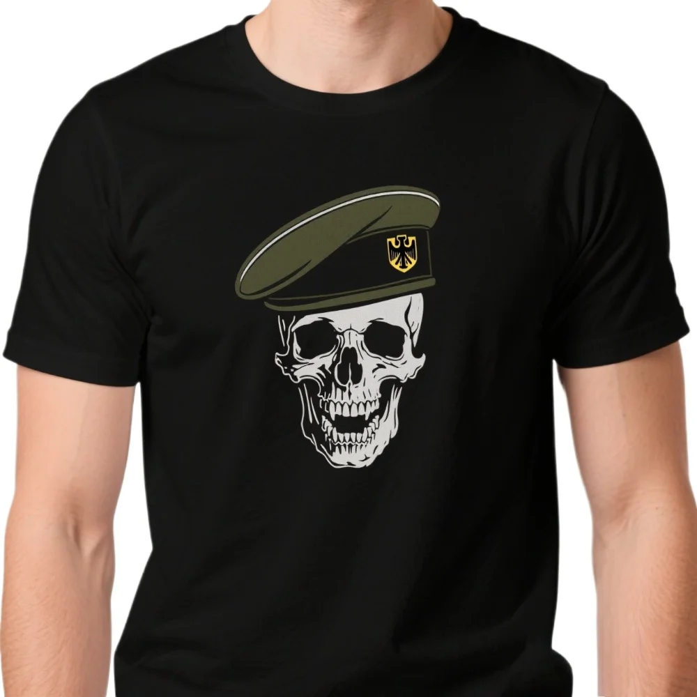 Deutsche Bundeswehr Field Hunters Beret Skull T Shirt. Short Sleeve 100% Cotton Casual T-shirts Loose Top Size S-3XL
Deutsche Bundeswehr Field Hunters Beret Skull T Shirt. Short Sleeve 100% Cotton Casual T-shirts Loose Top Size S-3XL