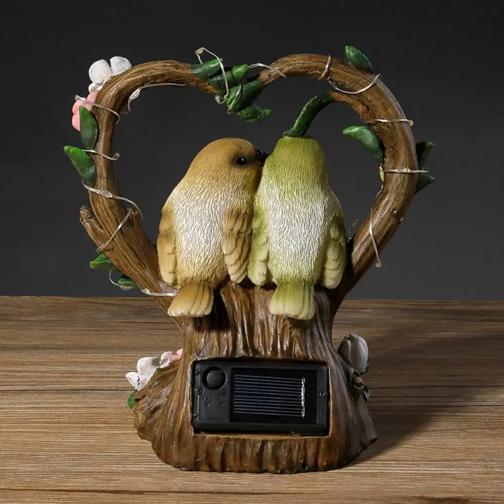Resin Couple Bird Ornament Waterproof Cute Garden Animal Solar Light Creative Simulated LED Garden Statues Sculptures Gift
Resin Couple Bird Ornament Waterproof Cute Garden Animal Solar Light Creative Simulated LED Garden Statues Sculptures Gift