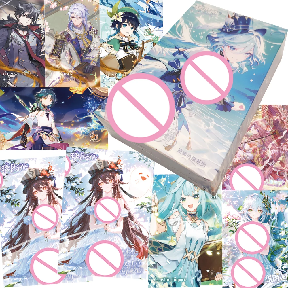 Popular Game Genshin Impact Collection Cards for Children Unique Charm Visual Feast Character Laser Color Paper Cards Toys Gifts
Popular Game Genshin Impact Collection Cards for Children Unique Charm Visual Feast Character Laser Color Paper Cards Toys Gifts
