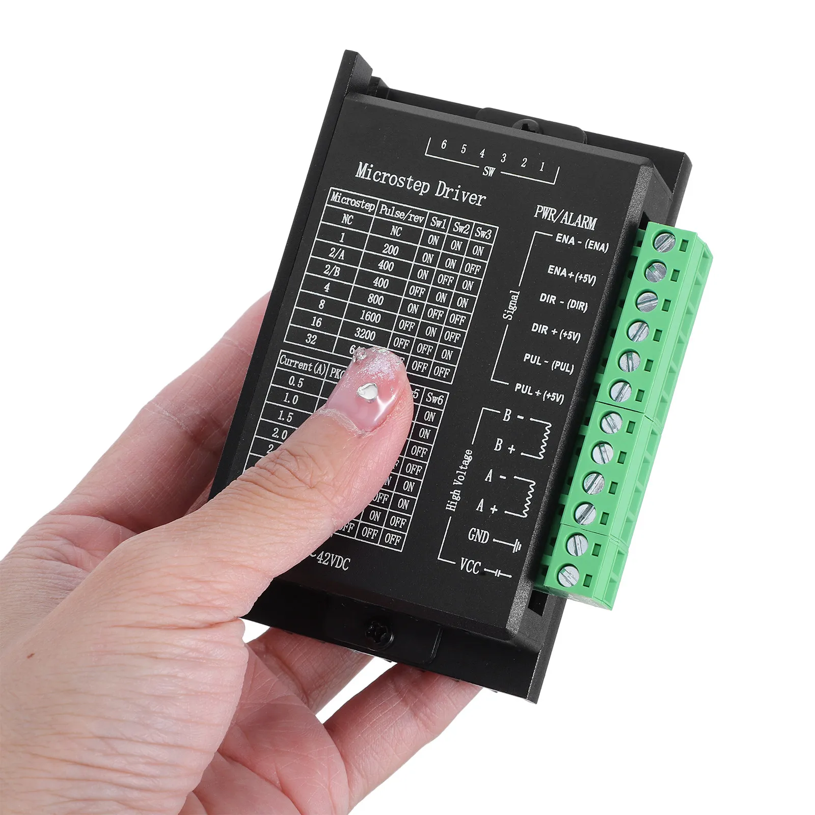 2Pcs Stepper Motor Driver Controller High Microstep Module for 3D Printing Parts Cnc Machinery Automation Board