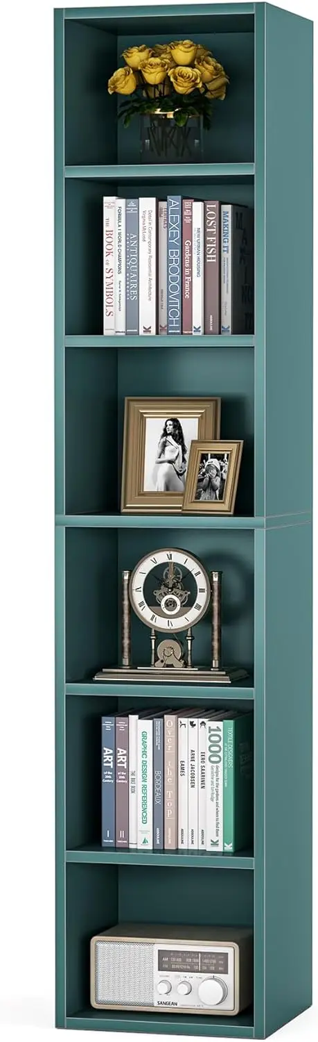 70.9 Inch Tall Narrow Corner Bookcase, 6 Tier Cube Display Shelf Storage Organizer for Small Space, Blue
70.9 Inch Tall Narrow Corner Bookcase, 6 Tier Cube Display Shelf Storage Organizer for Small Space, Blue