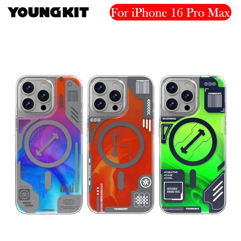 YOUNGKIT Magnetic Original For iPhone 16 Pro Max Airbag Back Cover Case for iPhone 16 PRO
YOUNGKIT Magnetic Original For iPhone 16 Pro Max Airbag Back Cover Case for iPhone 16 PRO