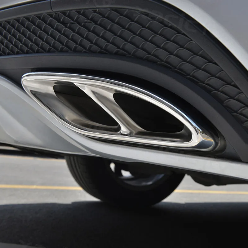 For Mercedes Benz A B C E GLA GLC GLE GLS CLS Class Stainless Steel Car Rear Exhaust Muffler Pipe Cover Trim Tail Throat Frame
For Mercedes Benz A B C E GLA GLC GLE GLS CLS Class Stainless Steel Car Rear Exhaust Muffler Pipe Cover Trim Tail Throat Frame