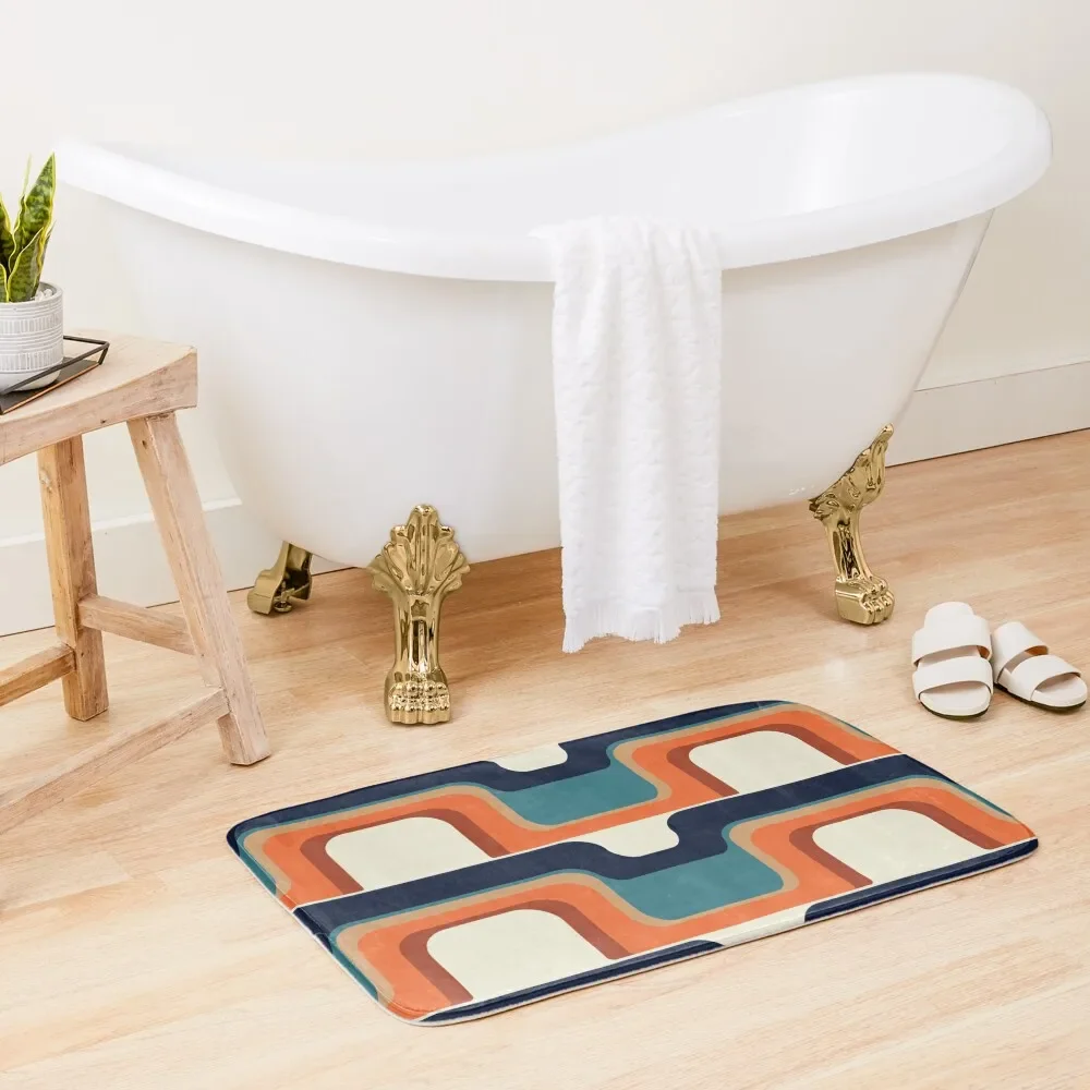 Mid-Century Modern Meets 1970s Orange & Blue Bath Mat Floor Toilet Home Entrances Carpets For The Bathroom Mat
Mid-Century Modern Meets 1970s Orange & Blue Bath Mat Floor Toilet Home Entrances Carpets For The Bathroom Mat