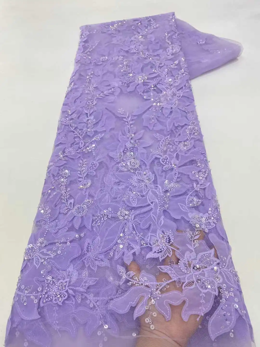 Luxury African Sequins Beaded Lace Fabric 2025 High Quality Groom Nigerian Wedding Bridal Embroidery French Tulle Materials
Luxury African Sequins Beaded Lace Fabric 2025 High Quality Groom Nigerian Wedding Bridal Embroidery French Tulle Materials