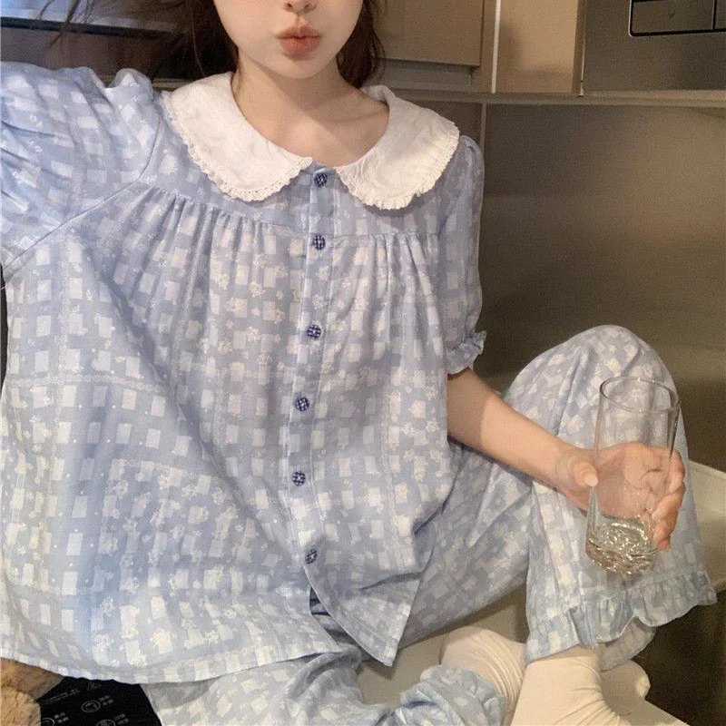 Sleepwear Women's Clothing Homewear Summer Thin New Cute Sweet Comfortable Casual Simple Breathable Stylish Versatile Loose Fit
Sleepwear Women's Clothing Homewear Summer Thin New Cute Sweet Comfortable Casual Simple Breathable Stylish Versatile Loose Fit