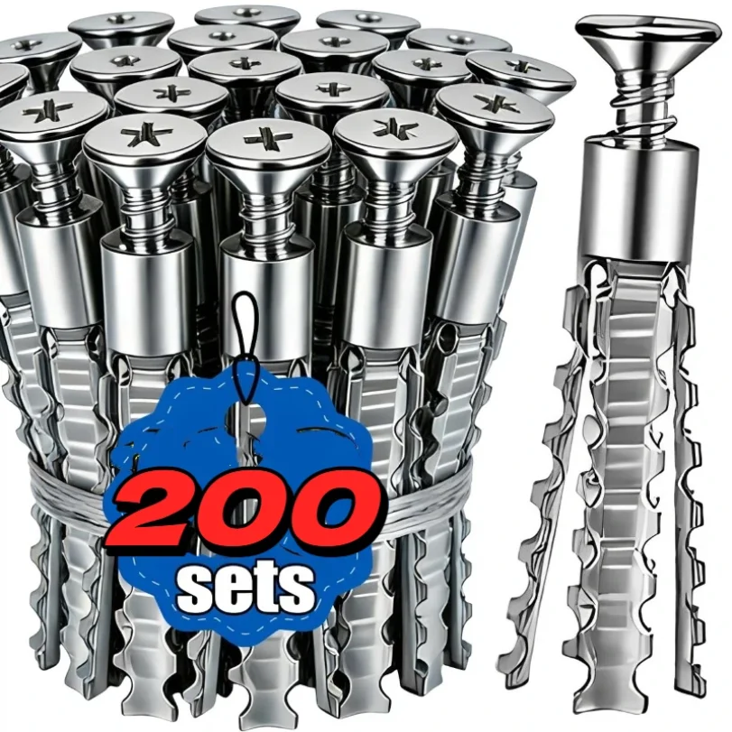 6/8mm Expansion Pipe for Hollow Walls Metal Expansion Screws Kit Self Tapping Screws Pipe Drilling Plug Fastener Bolt Anchors
6/8mm Expansion Pipe for Hollow Walls Metal Expansion Screws Kit Self Tapping Screws Pipe Drilling Plug Fastener Bolt Anchors