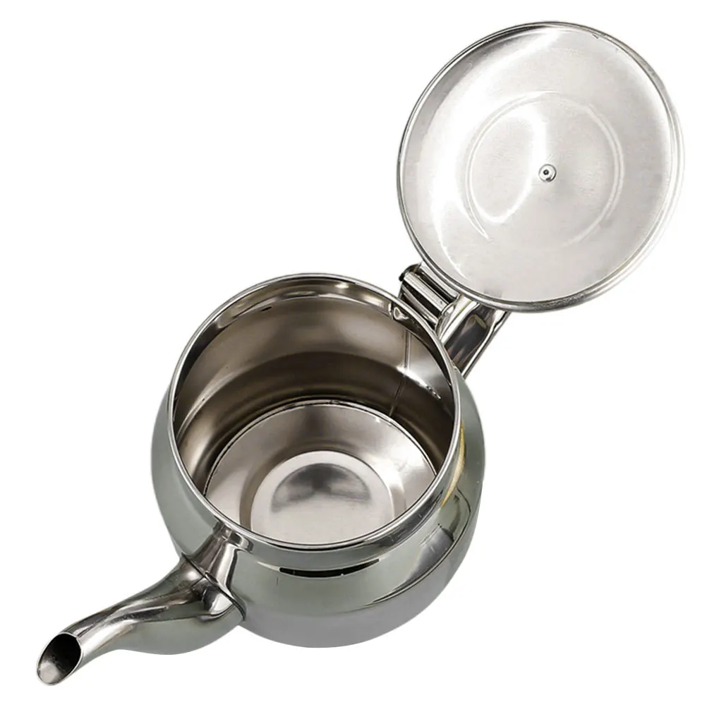 Stainless Steel Pot With Strainer Heat-Resistant Kitchen Oil Container For Home Bar Hotel Use Multi-Function Oil Holder Kitchen
Stainless Steel Pot With Strainer Heat-Resistant Kitchen Oil Container For Home Bar Hotel Use Multi-Function Oil Holder Kitchen
