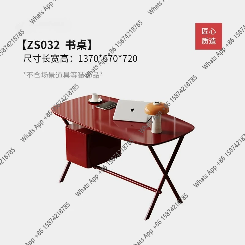 High-end fashion paint desk light luxury high-end designer personalized home study desk
High-end fashion paint desk light luxury high-end designer personalized home study desk