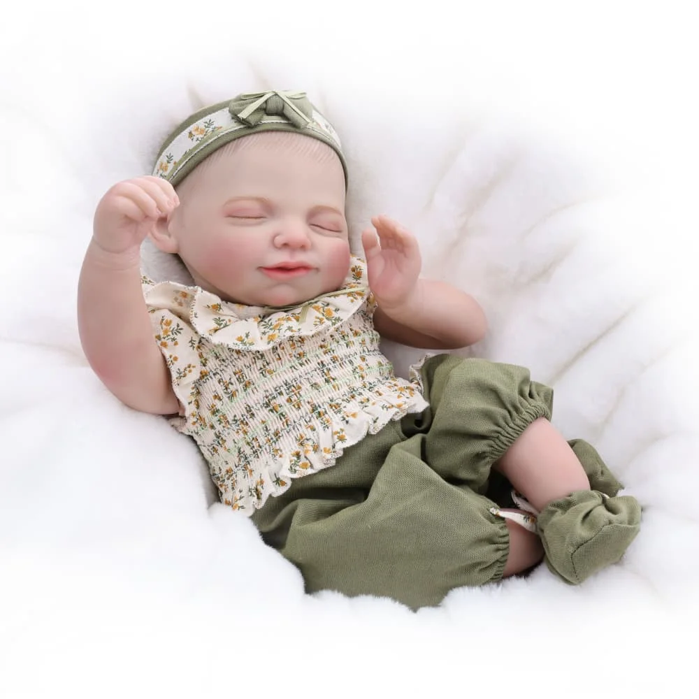 Кукла-реборн Cloveray 20 дюймов (41 см) с реалистичным дизайном улитки, мягкая, из высококачественной ткани, с 3D-рисовкой кожи, рождественский подарок
Кукла-реборн Cloveray 20 дюймов (41 см) с реалистичным дизайном улитки, мягкая, из высококачественной ткани, с 3D-рисовкой кожи, рождественский подарок