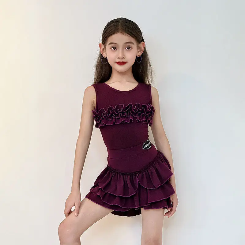 2026 Summer Senior Latin Dance Practice Suit Girls Fashion Daily Training Performance Cake Dance Skirt Set
2026 Summer Senior Latin Dance Practice Suit Girls Fashion Daily Training Performance Cake Dance Skirt Set