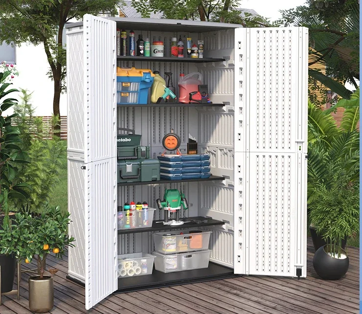 Outdoor balcony storage cabinet, courtyard rooftop , waterproof and sunscreen, household garden tools
Outdoor balcony storage cabinet, courtyard rooftop , waterproof and sunscreen, household garden tools