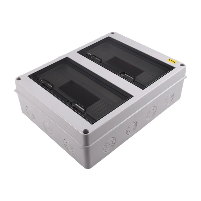 ABBO-Htseries ABS IP65 Waterproof Electrical Box 24WAY With Lock For Outdoor Circuit Breaker Protection
ABBO-Htseries ABS IP65 Waterproof Electrical Box 24WAY With Lock For Outdoor Circuit Breaker Protection