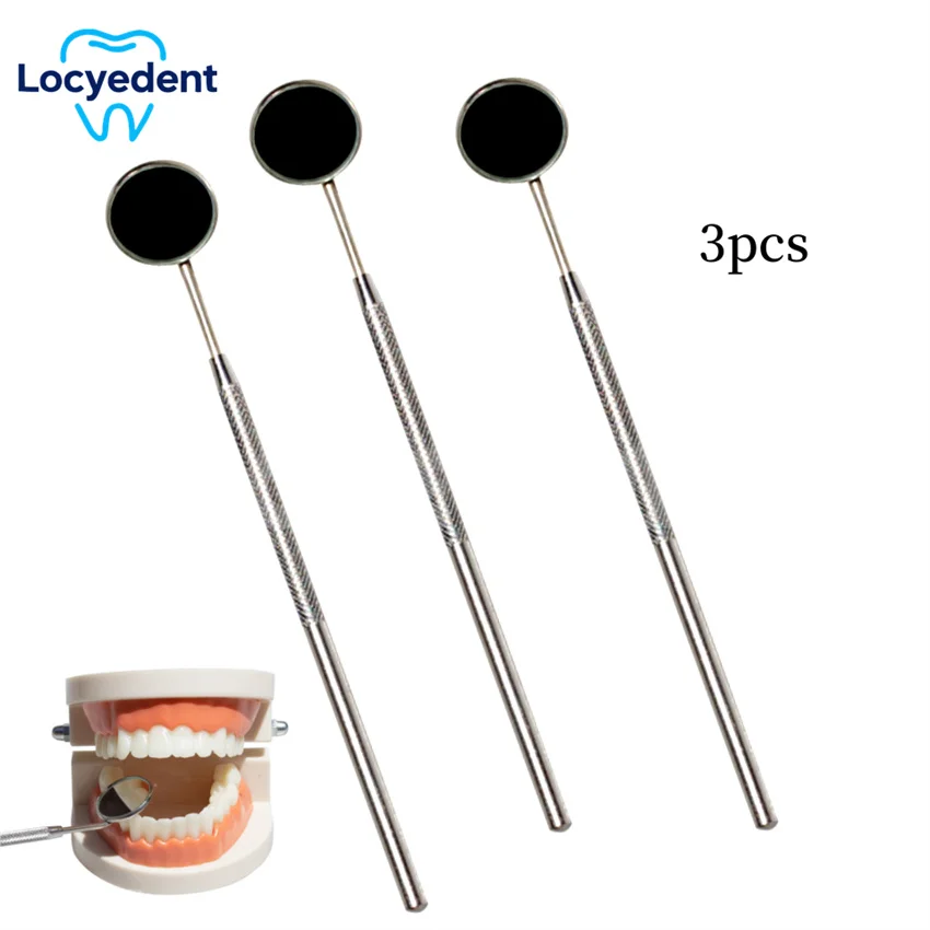 3Pcs Dental Mirror Mouth Mirror with Handle Intraoral Mirrors Dentistry Instrument Teeth Whitening Dentist Mouths Care Tools
3Pcs Dental Mirror Mouth Mirror with Handle Intraoral Mirrors Dentistry Instrument Teeth Whitening Dentist Mouths Care Tools