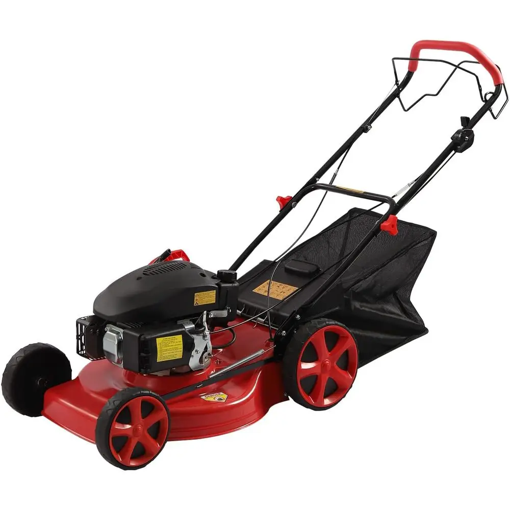 Self-Propelled 140cc 4-Stroke Gas Lawn Mower with 20 Blade and 60L Grass Bag
Self-Propelled 140cc 4-Stroke Gas Lawn Mower with 20 Blade and 60L Grass Bag