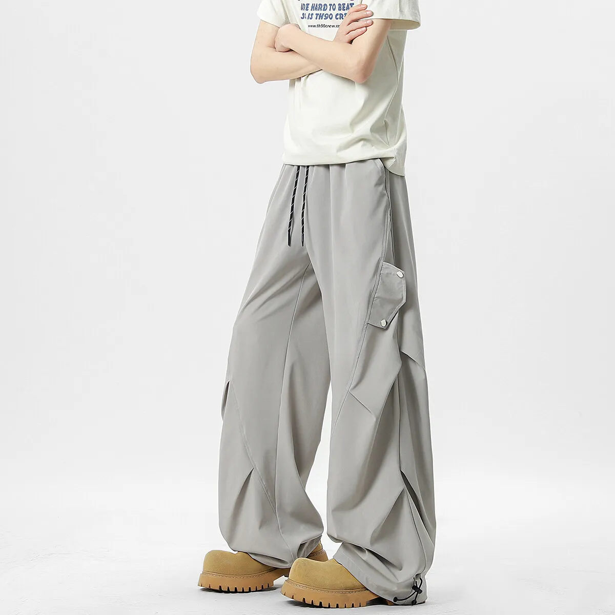 Harem Joggers Men Cargo Pants Streetwear Hip Hop Casual Pockets Track Pants Male Harajuku Fashion Trousers
Harem Joggers Men Cargo Pants Streetwear Hip Hop Casual Pockets Track Pants Male Harajuku Fashion Trousers
