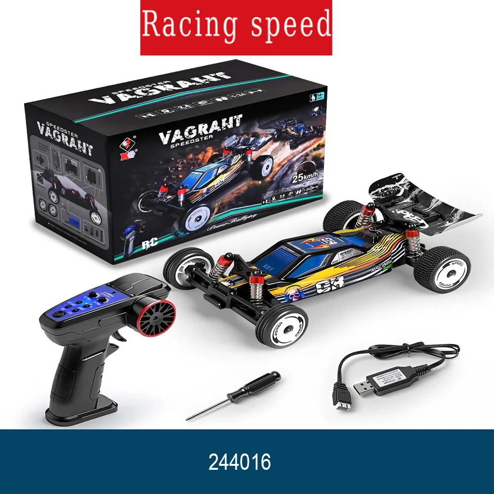 WLtoys 244016 1/24 Scale High Speed Remote Control Car 2WD Drift Racing Toy 2.4G All Terrain 25KM/H Christmas Gift
WLtoys 244016 1/24 Scale High Speed Remote Control Car 2WD Drift Racing Toy 2.4G All Terrain 25KM/H Christmas Gift