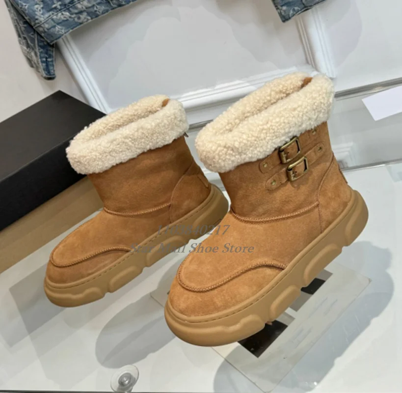 Winter Hot Style Women Short Boot Bronze Double Button Strap Decoration Fashion Boot Hot Girl Outdoor Cold Warm Anti-Slip Bottom
Winter Hot Style Women Short Boot Bronze Double Button Strap Decoration Fashion Boot Hot Girl Outdoor Cold Warm Anti-Slip Bottom
