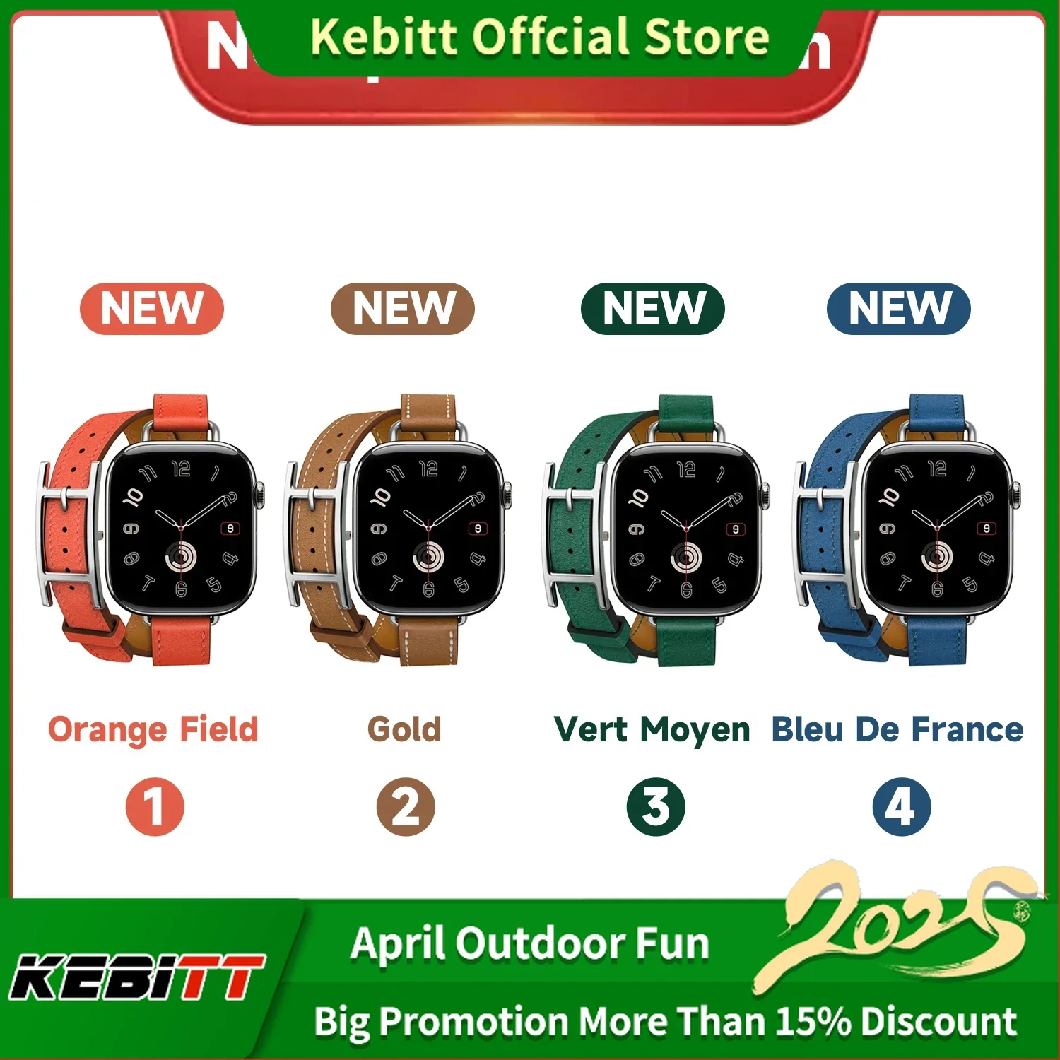 2025 New Kebitt Hapi Attelage Double Tour Strap For Apple Watch Band Series 10 9 8 7 Iwatch Ultra 1 2, H Buckle Belt 42mm 46mm
2025 New Kebitt Hapi Attelage Double Tour Strap For Apple Watch Band Series 10 9 8 7 Iwatch Ultra 1 2, H Buckle Belt 42mm 46mm