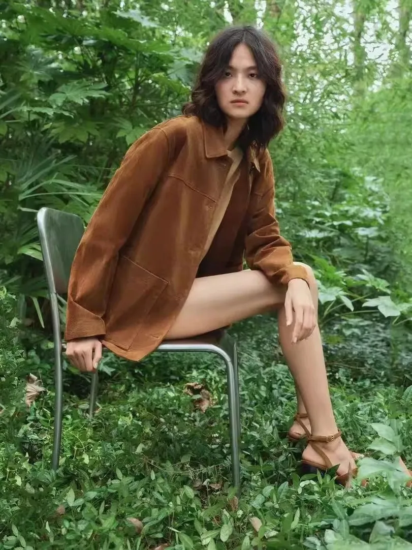 Ele Long Sve Suede Jaet ZA25 Autumn New Women's Faionable Turn-down Collar Outerwear Stand Fit Pure Color
Ele Long Sve Suede Jaet ZA25 Autumn New Women's Faionable Turn-down Collar Outerwear Stand Fit Pure Color