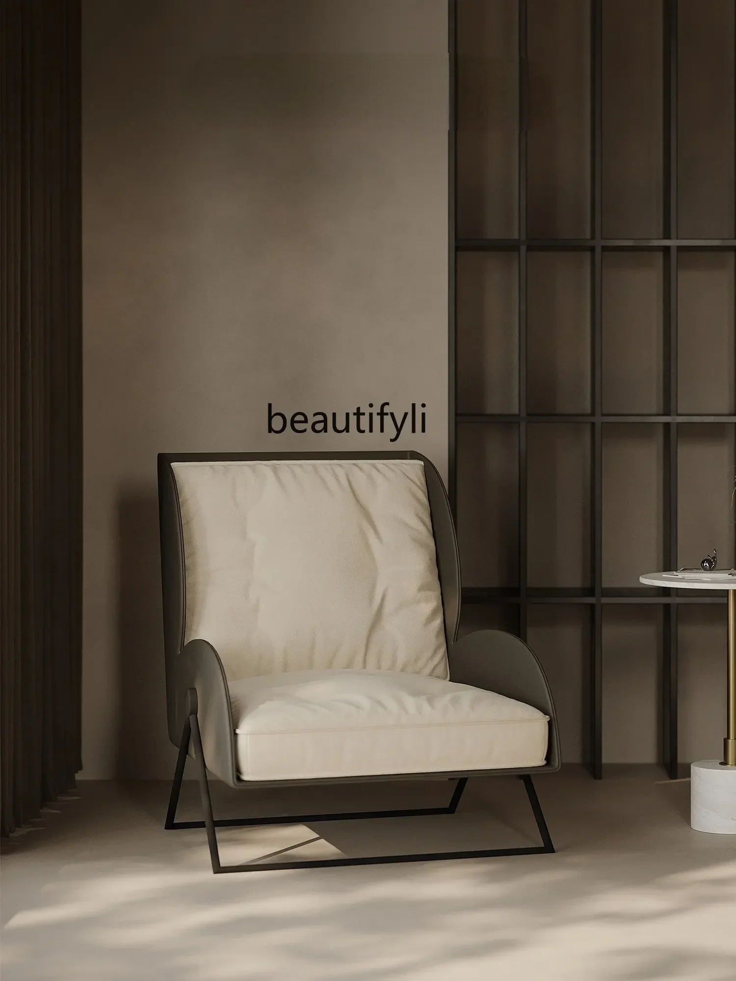 0R Italian Minimalist Single-Seat Sofa Chair Small Apartment Balcony Armchair Leisure Chair R
0R Italian Minimalist Single-Seat Sofa Chair Small Apartment Balcony Armchair Leisure Chair R