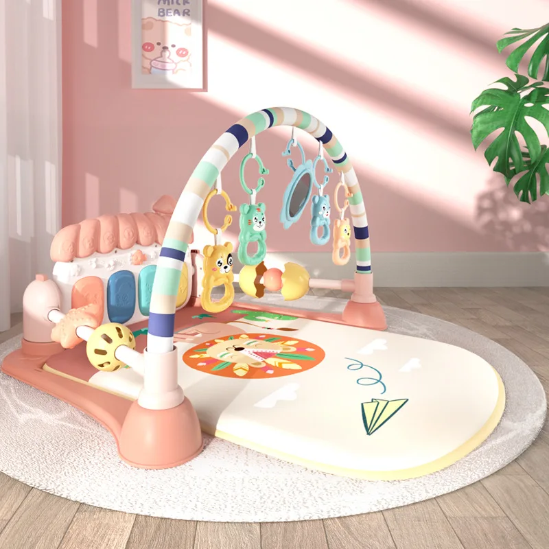 Baby Activity Gym with Musical Kick Piano, Newborn Play Mat and Developmental Toy, 0-36 Months Infant Play Center
Baby Activity Gym with Musical Kick Piano, Newborn Play Mat and Developmental Toy, 0-36 Months Infant Play Center